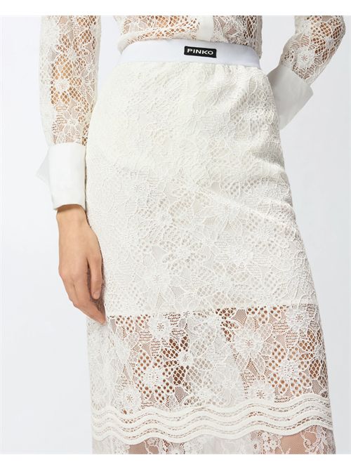 Gonna midi in pizzo con spacchetti PINKO | 106664A381/Z05